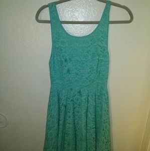 Turquoise vintage dress